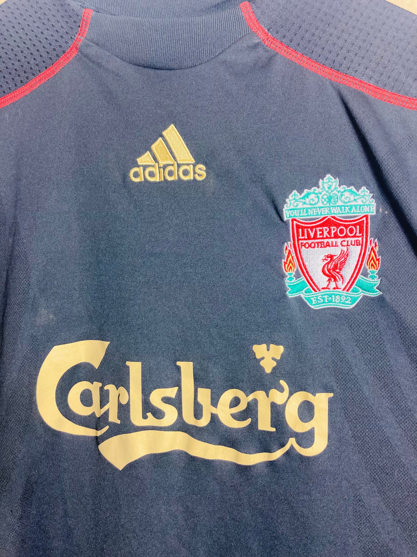 Liverpool away football shirt 2009/10 Torres Large