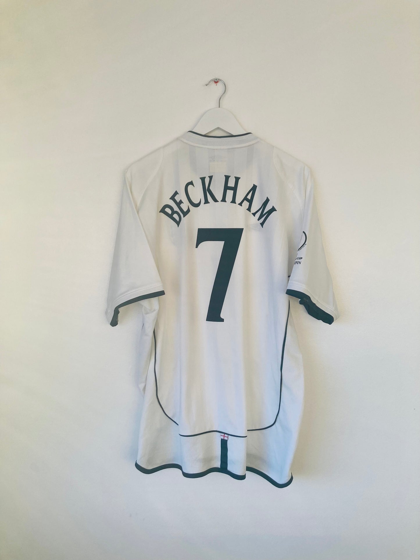 England home football shirt W/C 2002 Beckham XXL