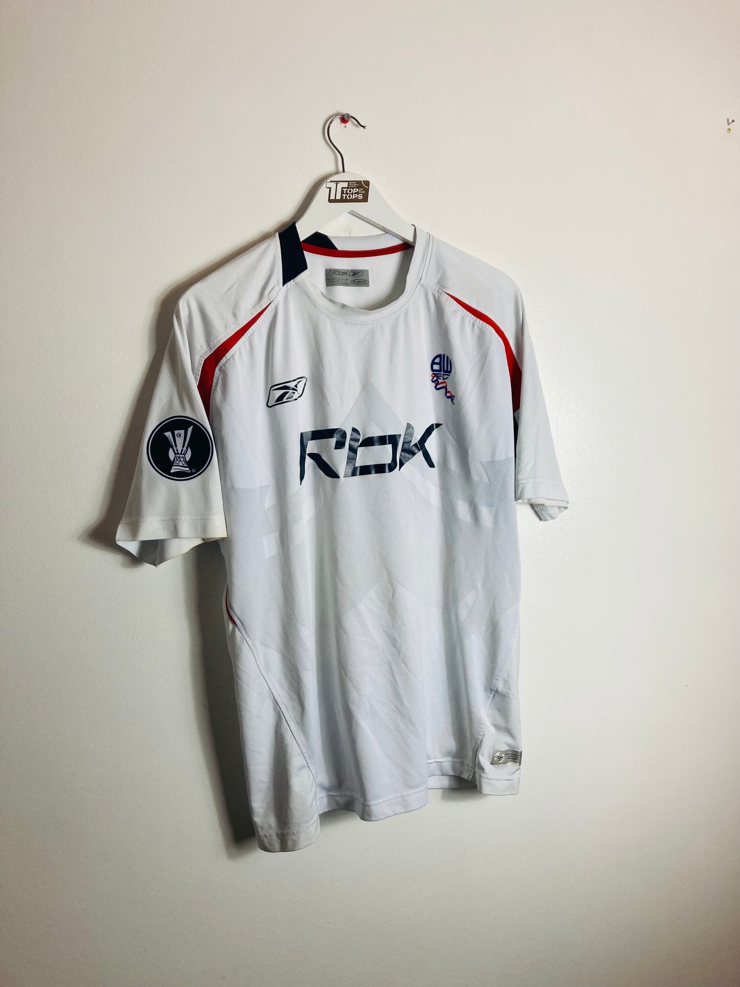 Bolton Wanderers home football shirt 2007/08 Stelios Largr