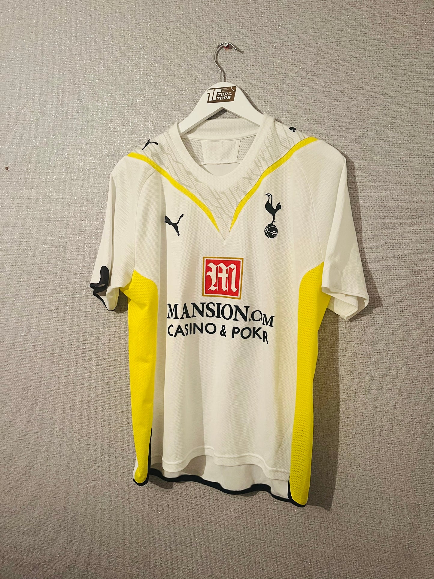 Tottenham Hotspur home football shirt 2009/10 Dos Santos Medium
