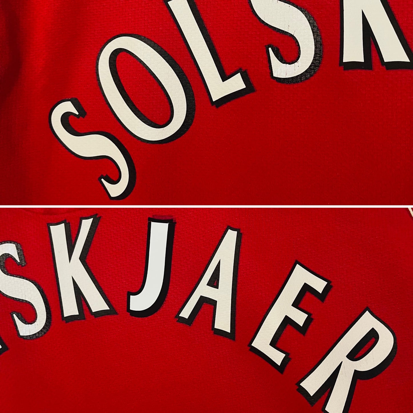 Manchester United home football shirt 2006/07 Solskjaer Medium