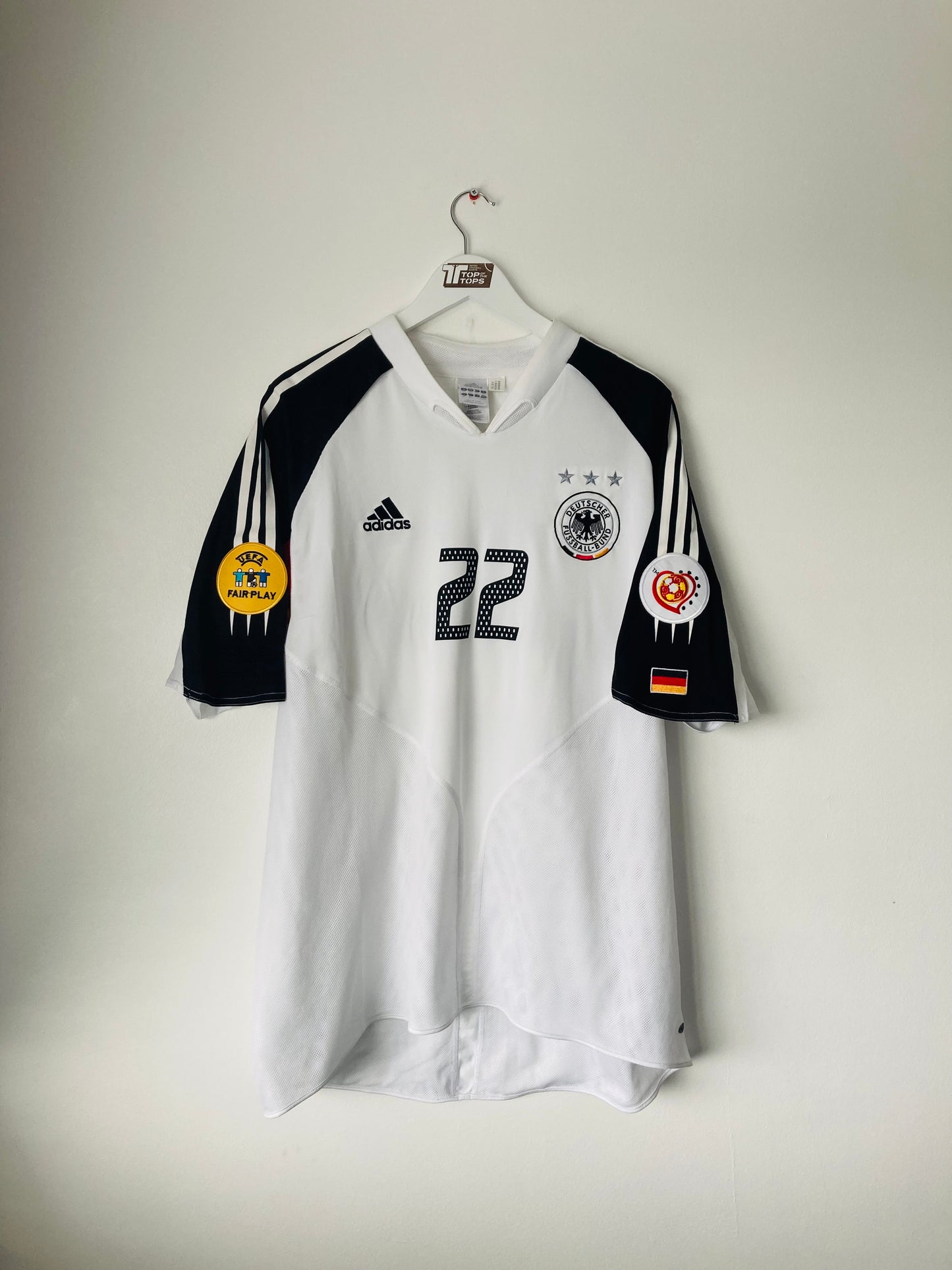 Germany home football shirt Euro 2004 Frings XXL
