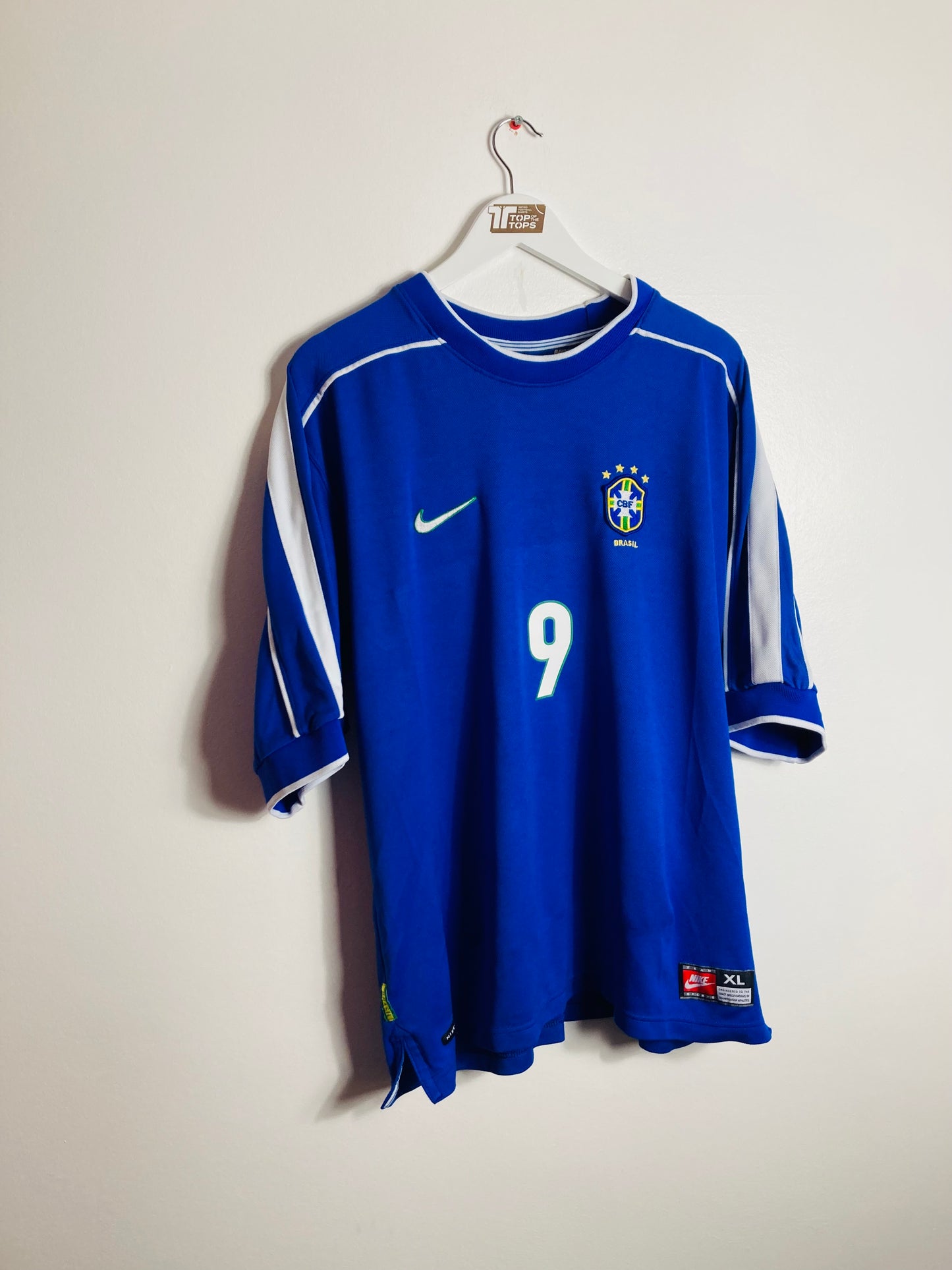 Brazil away football shirt R9 W/C 98 XL