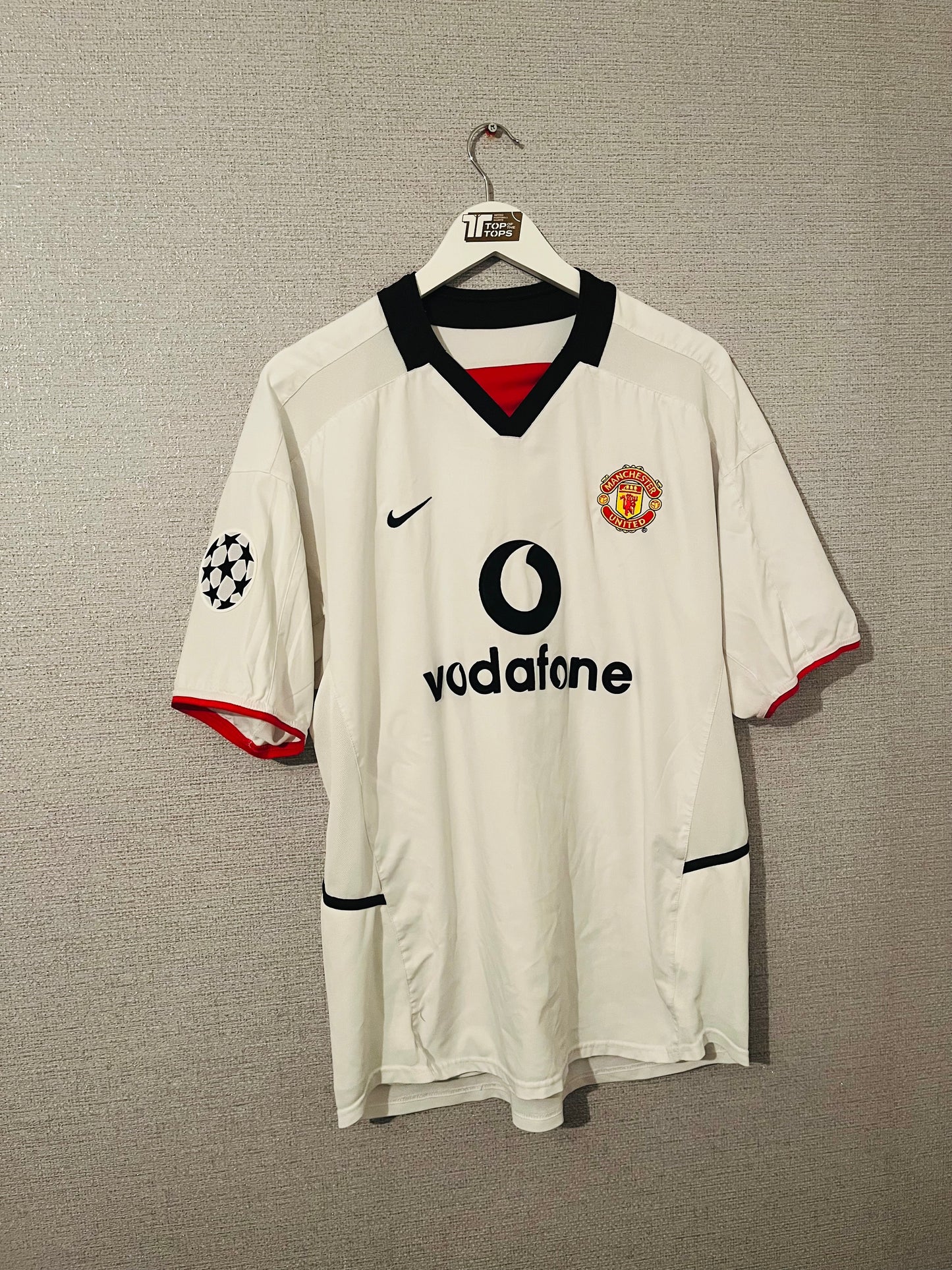 Manchester United away football shirt 2002/03 Van Nistelrooy Large