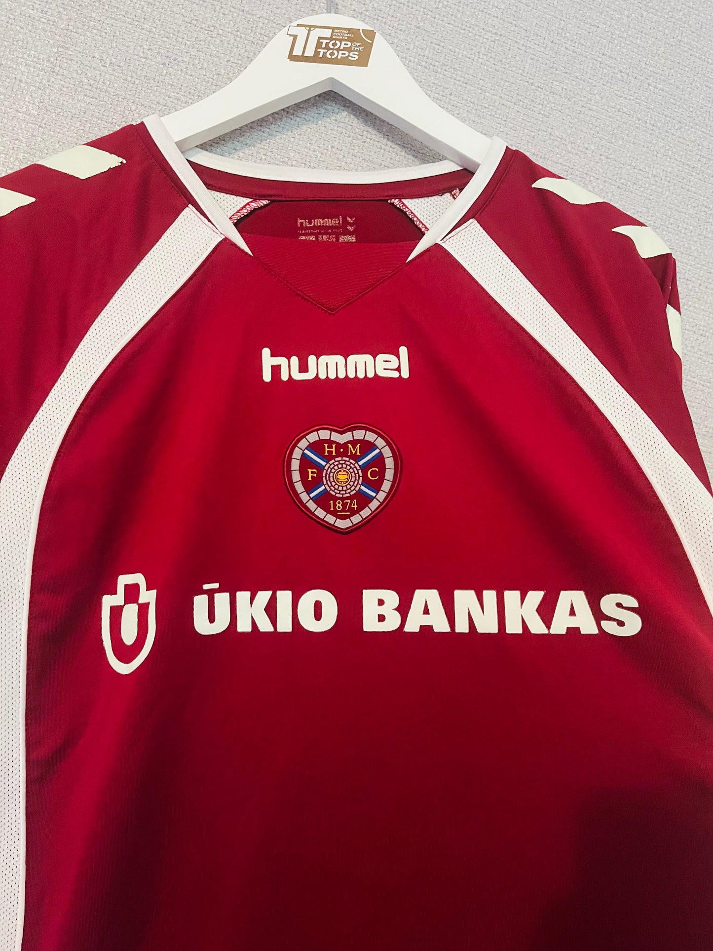 Heart of Midlothian home football shirt Hearts 2006/07 Large