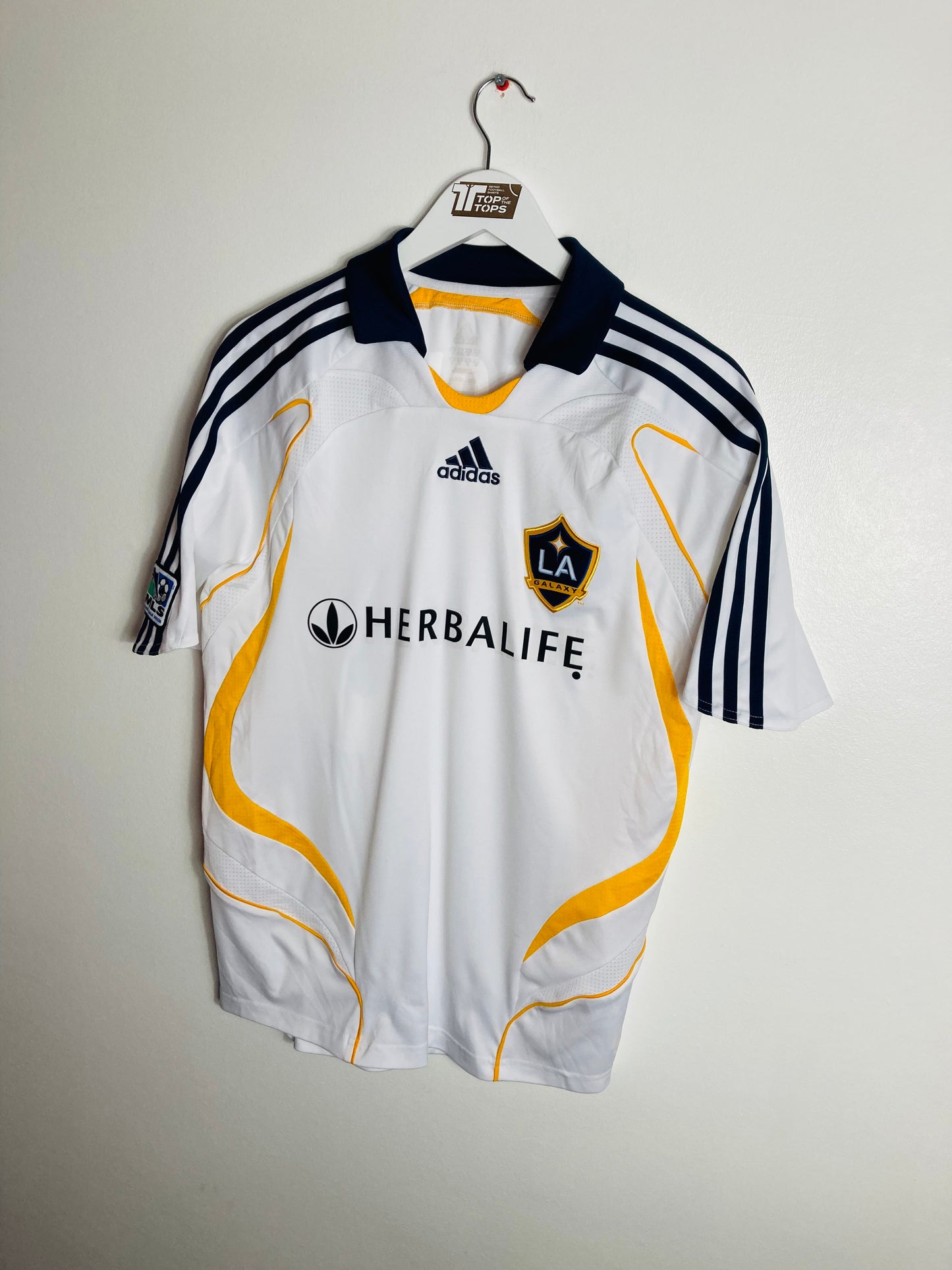 LA Galaxy home football shirt 2007/08 Donovan small