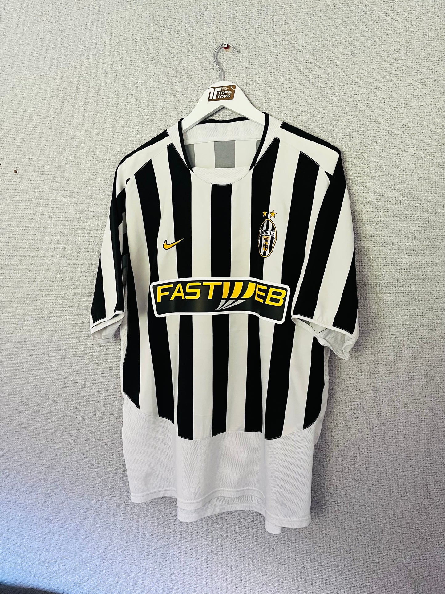 Juventus home football shirt 2003/04 Thuram XL