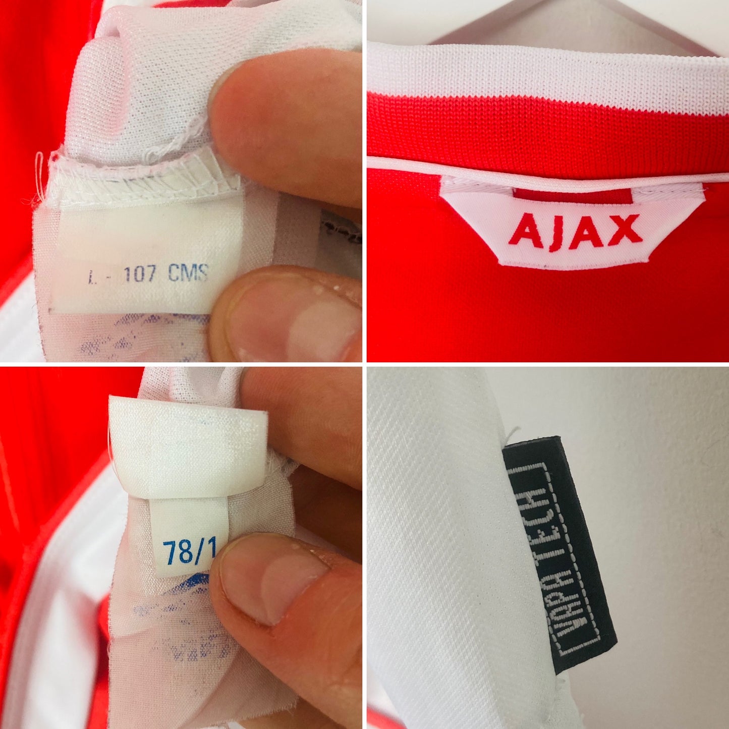 Ajax home football shirt 1999/2000 Laudrup Large