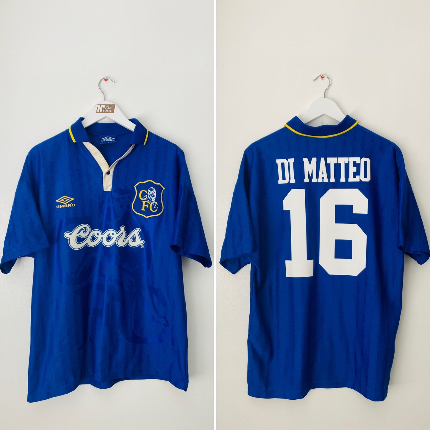 Chelsea home football shirt
1995/97 Di Matteo Large