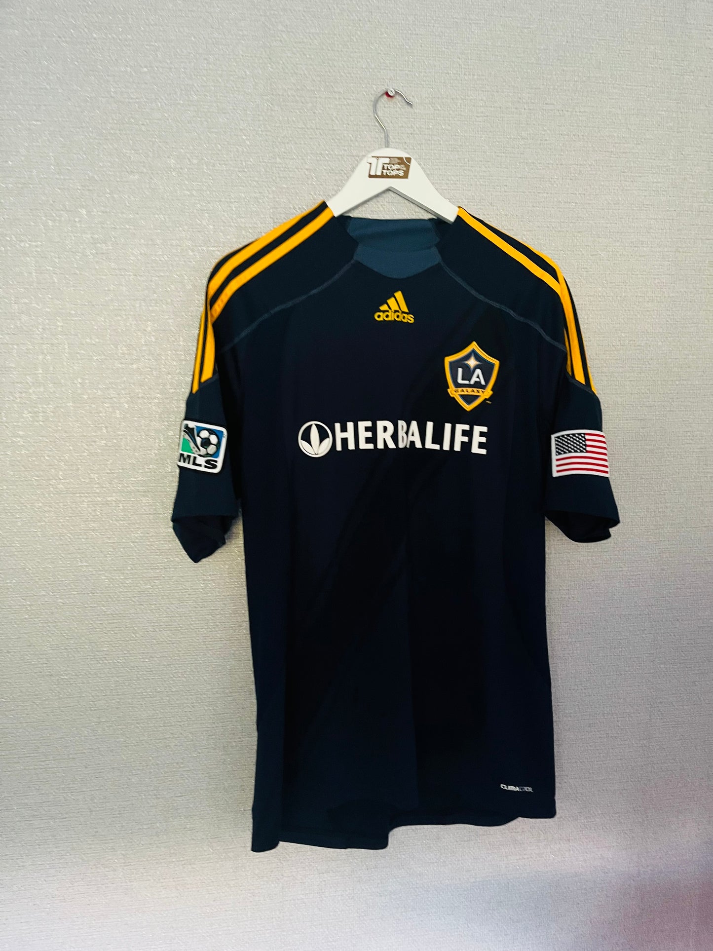 LA Galaxy away football shirt 2009/10 Beckham Large