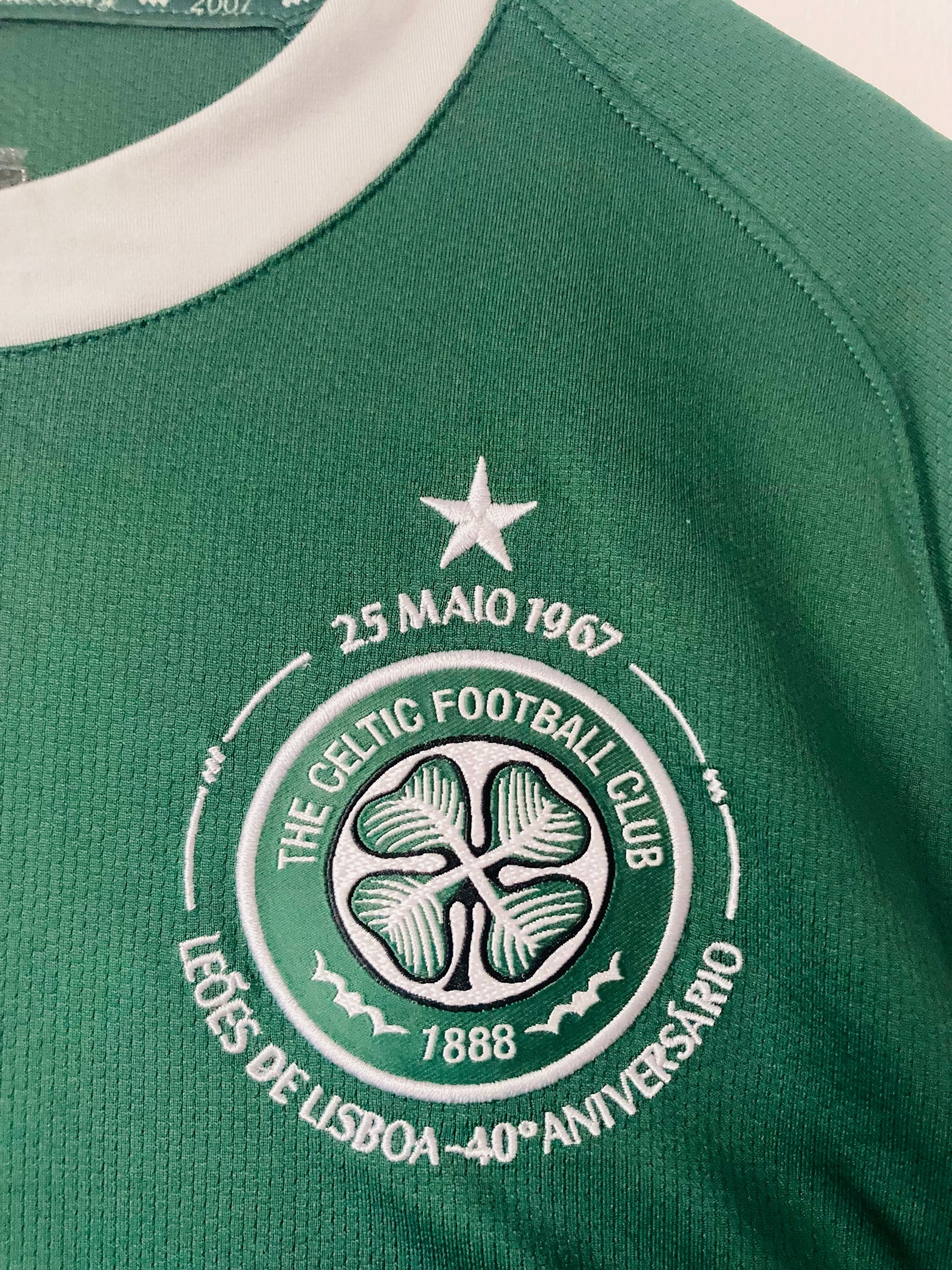 Glasgow Celtic away football shirt 2007/08 Brown Large