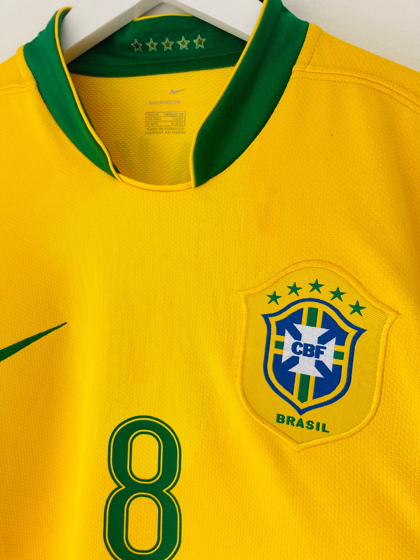 Brazil home football shirt 2006/08 Kaka Medium