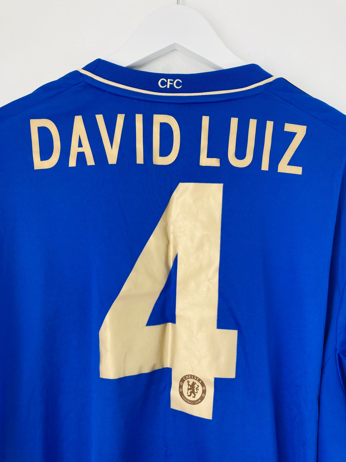 Chelsea home football shirt 2012/13 Luiz 3XL