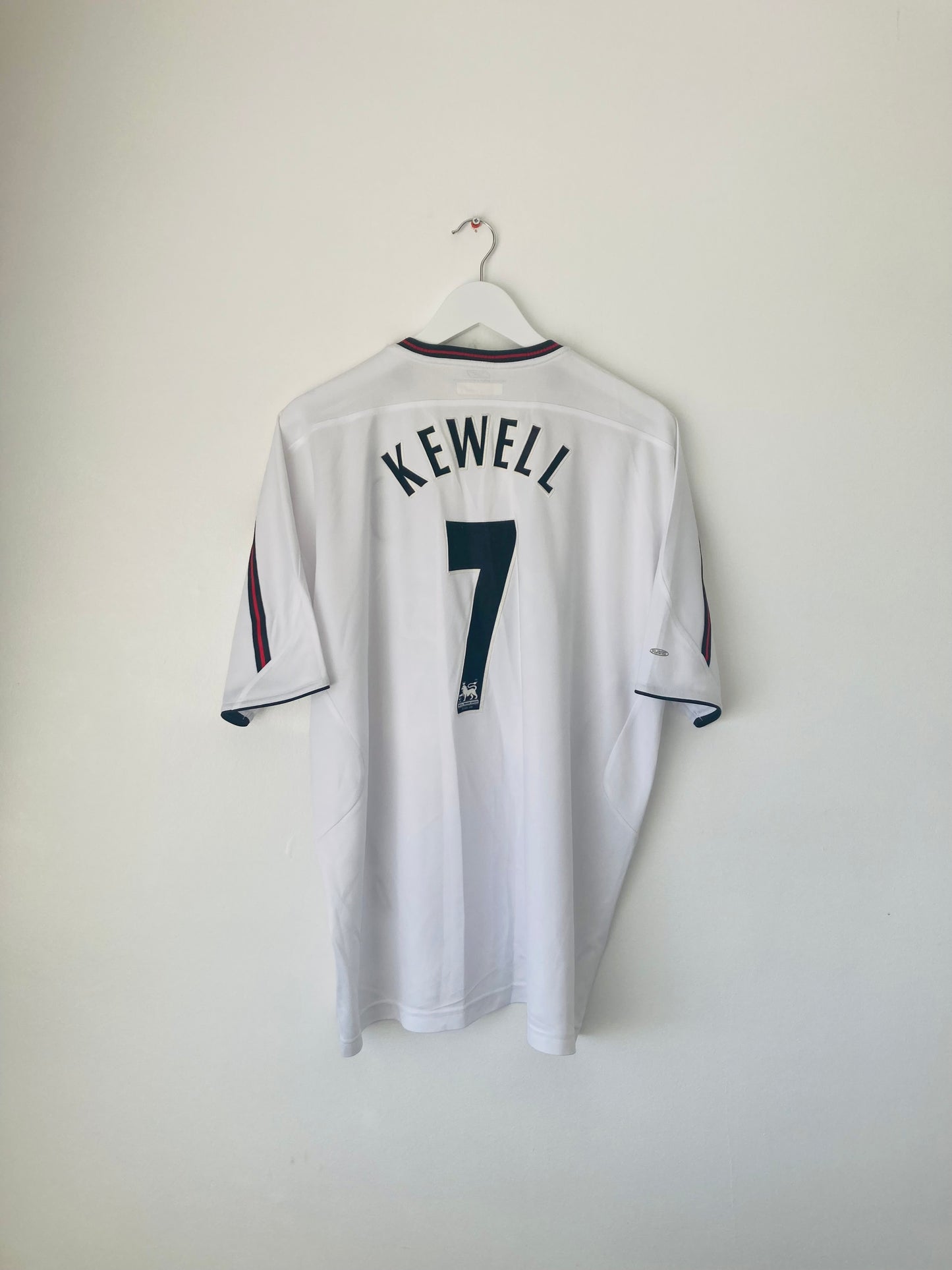 Liverpool away football shirt 2003/05 Kewell XL
