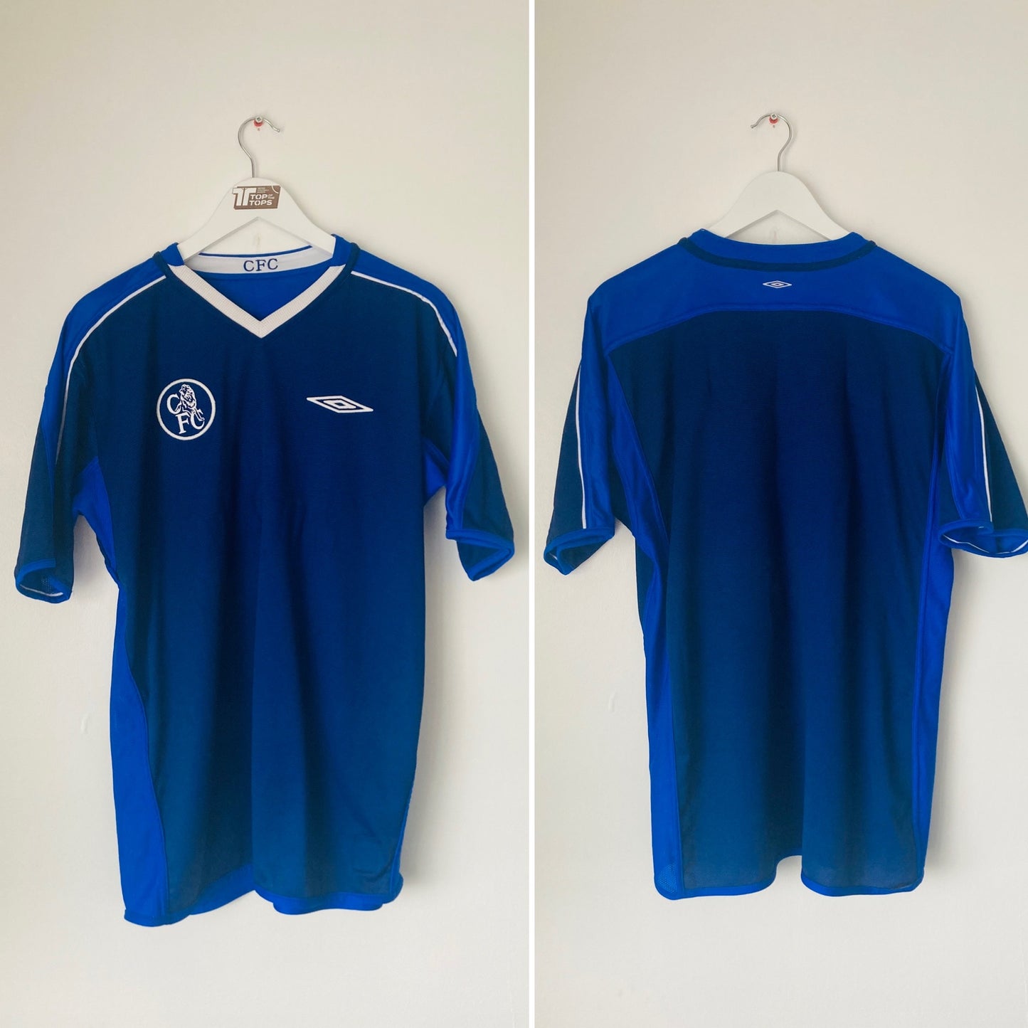 Chelsea home football shirt 2003/05 Drogba Large