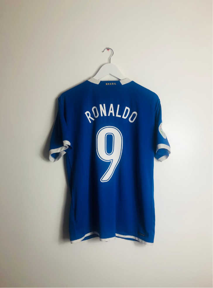 Brazil away football shirt W/C 2006 R9 Large