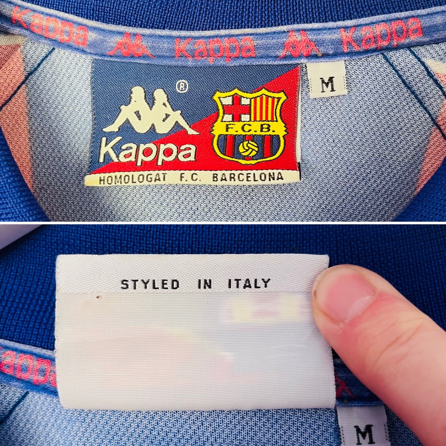 Barcelona home football shirt 1995/97 Guardiola Medium