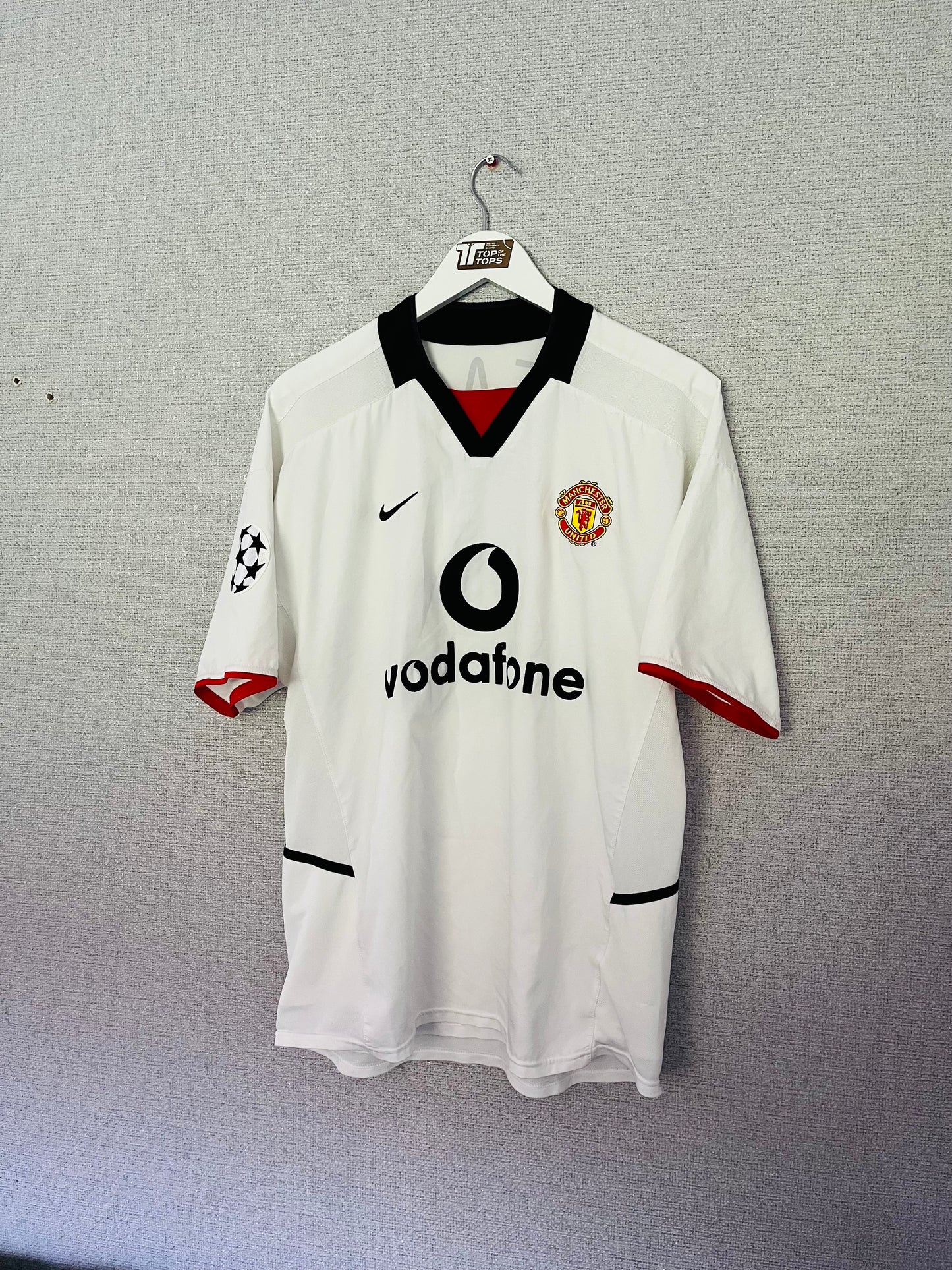 Manchester United away football shirt 2002/03 Keane Medium