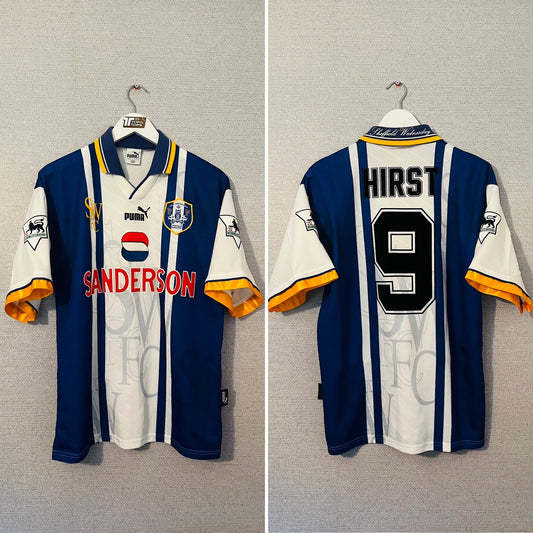 Sheffield Wednesday home football shirt 1995/97 Hirst Medium