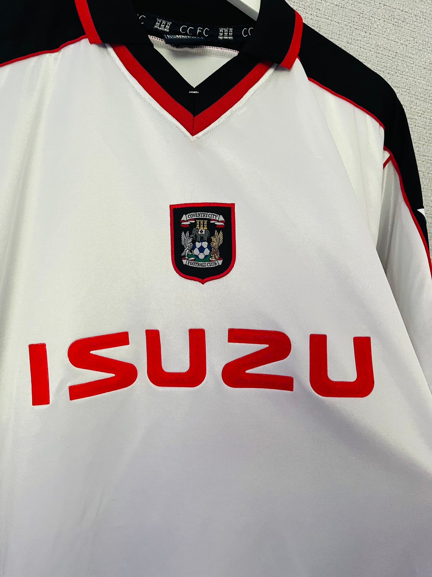 Coventry City away football shirt 1999/2000 Keane XL