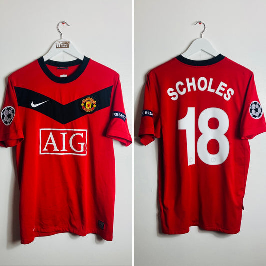 Manchester United home football shirt
2009/10 Scholes Medium