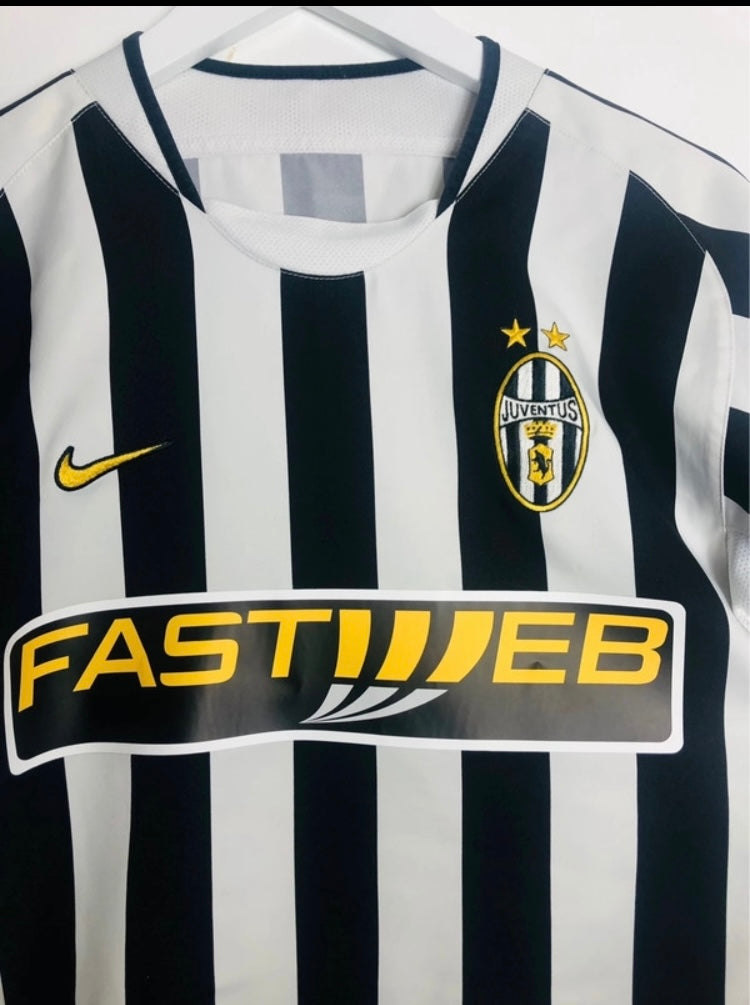Juventus home football shirt Thuram Medium 2003/04