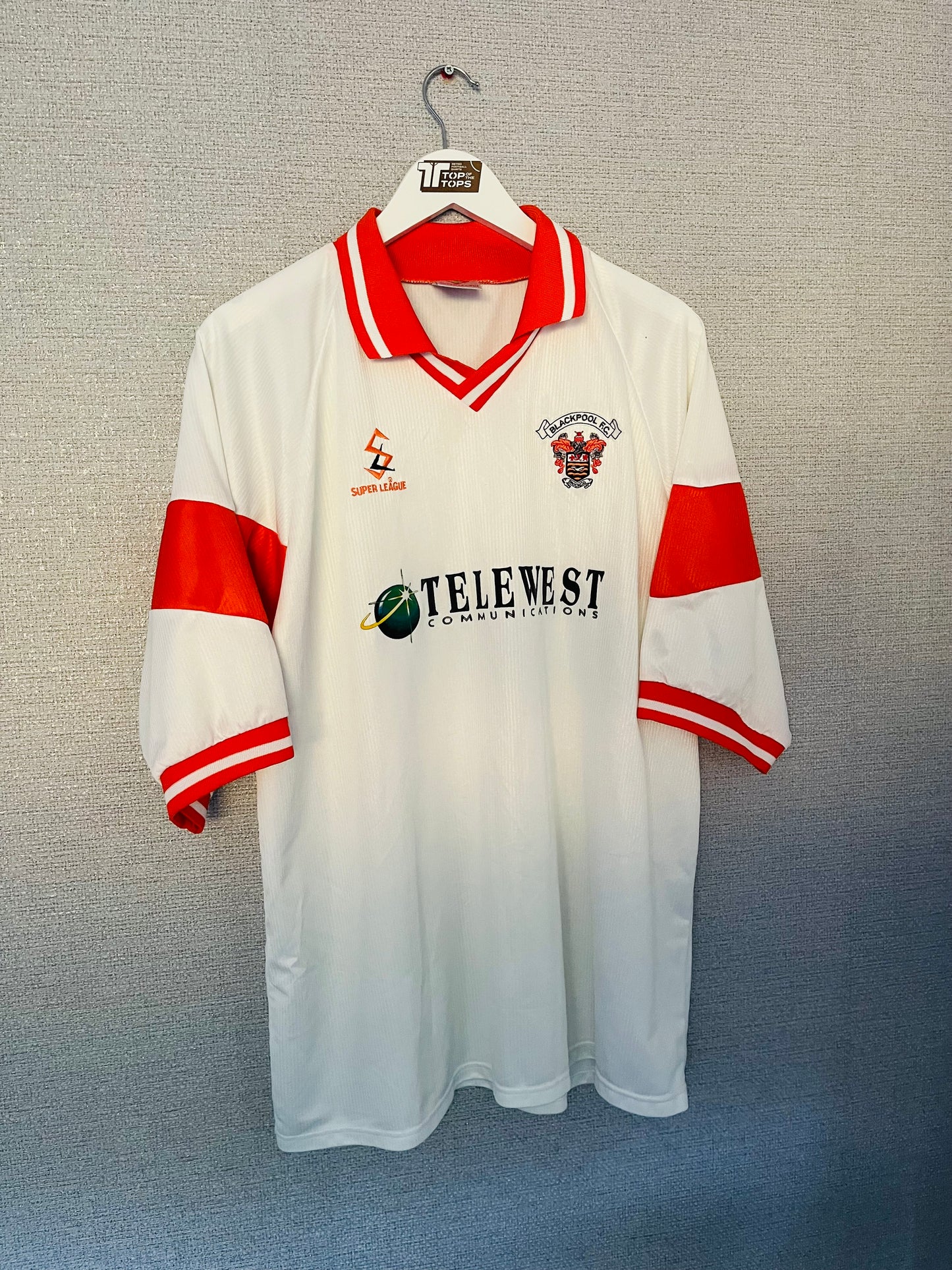 Blackpool away football shirt 1999/2000 XL