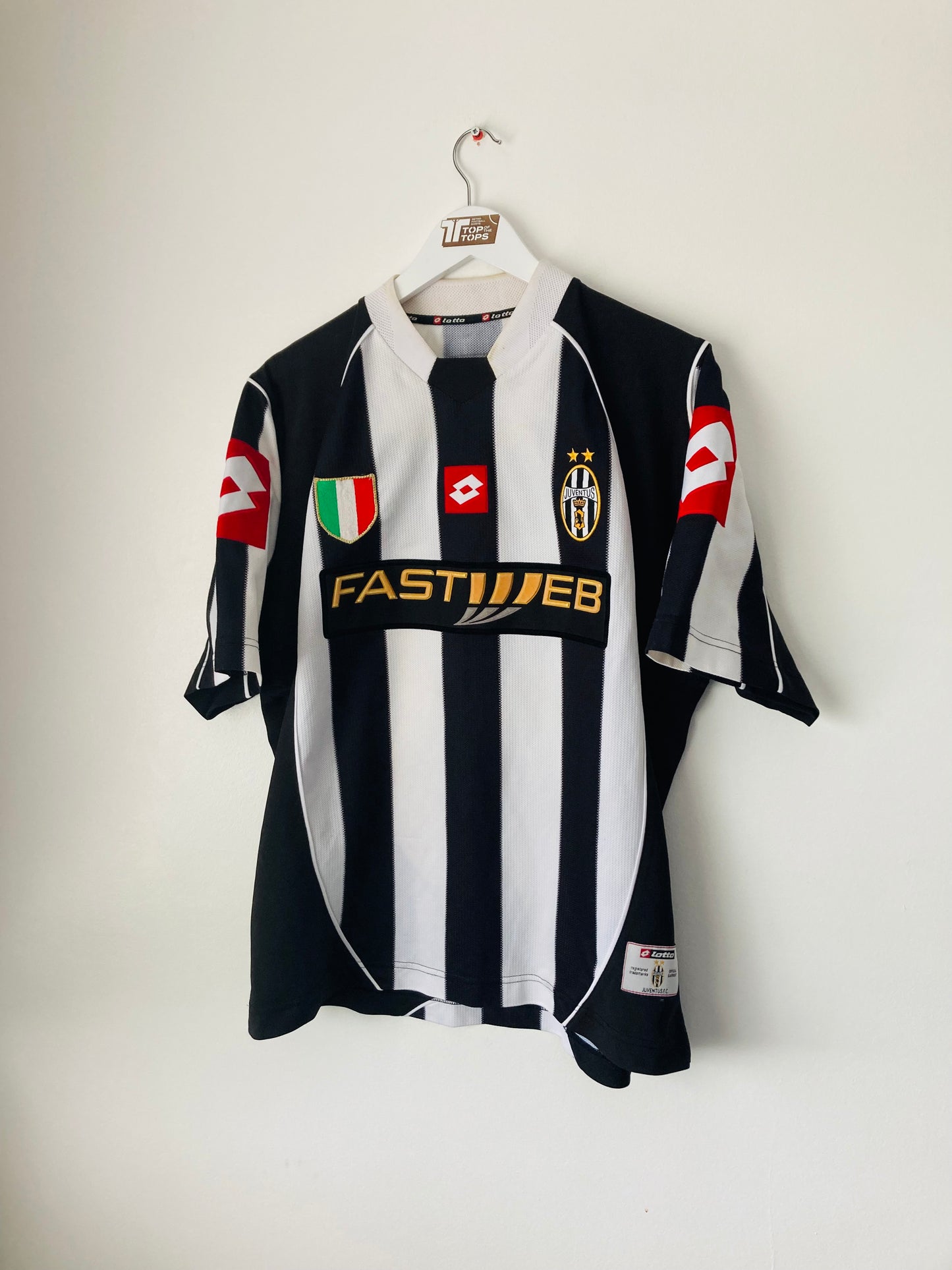 Juventus home football shirt 2002/03 Salas Large