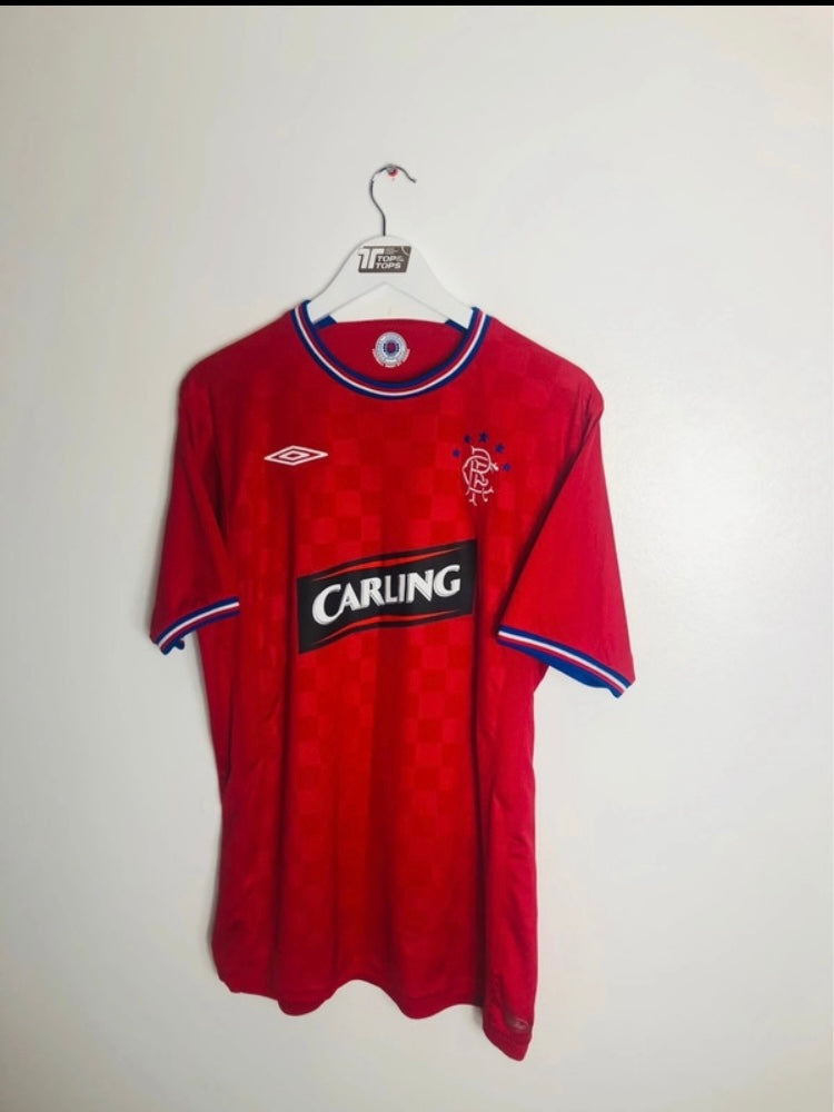 Glasgow Rangers away football shirt Large Novo 2009/10