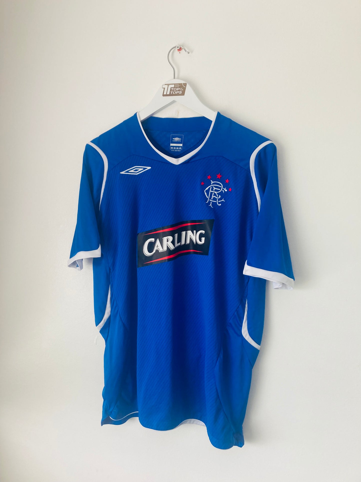Rangers home football shirt 2008/09 Mendes Large