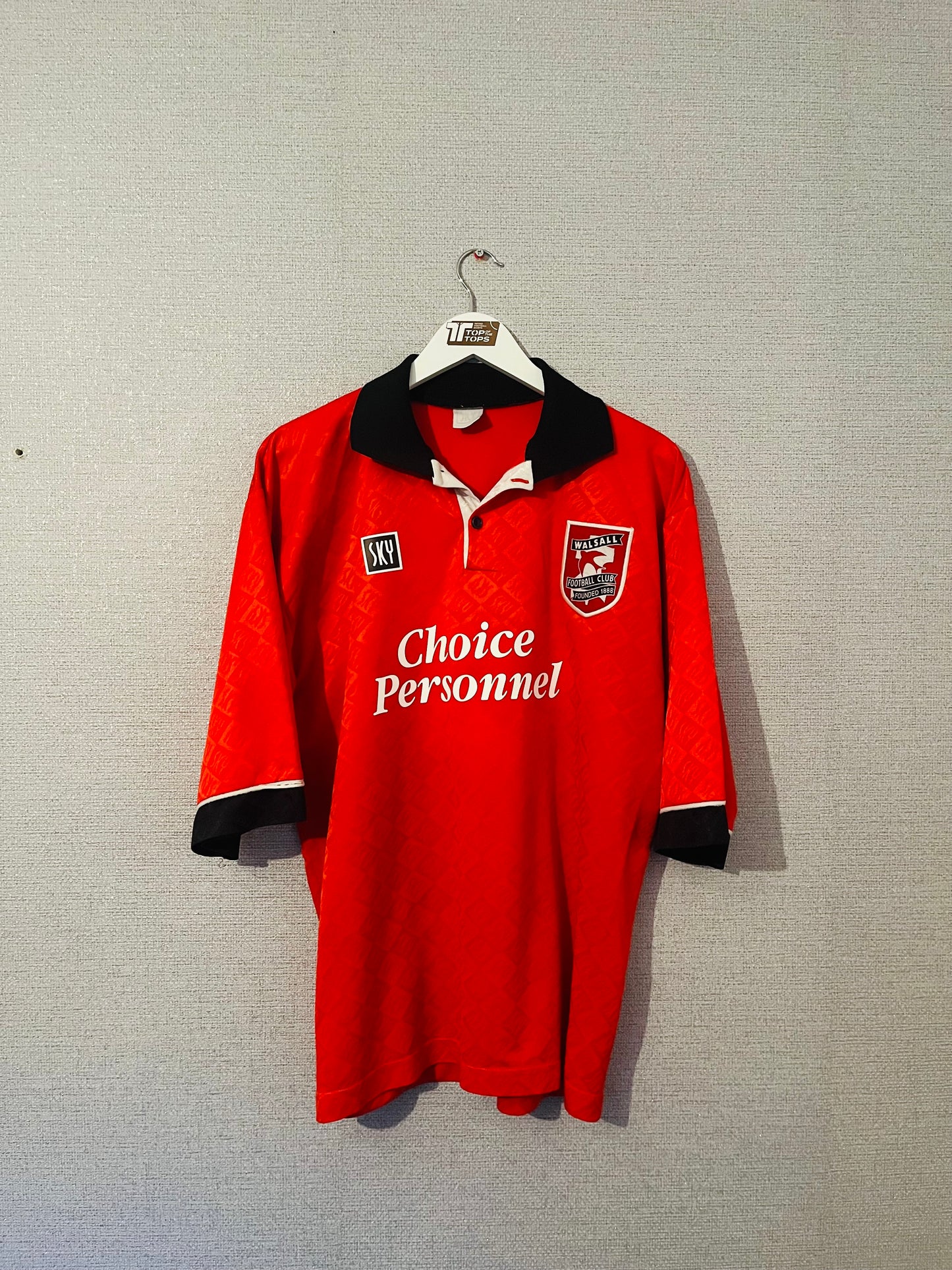 Walsall home football shirt 1995/96 Large