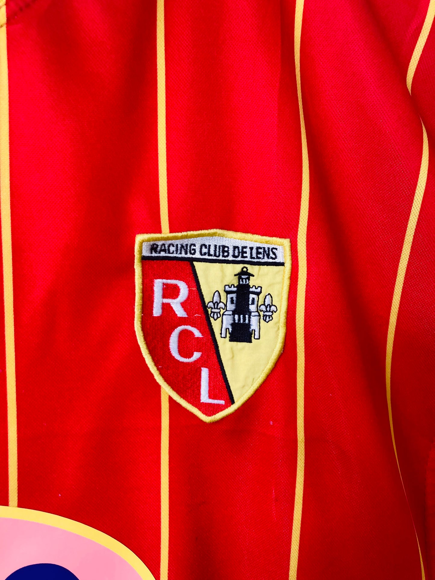 Lens home football shirt 1999/2000 Large