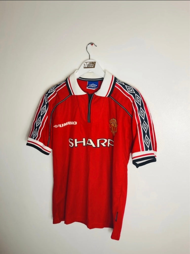 Manchester United home football shirt Beckham Medium