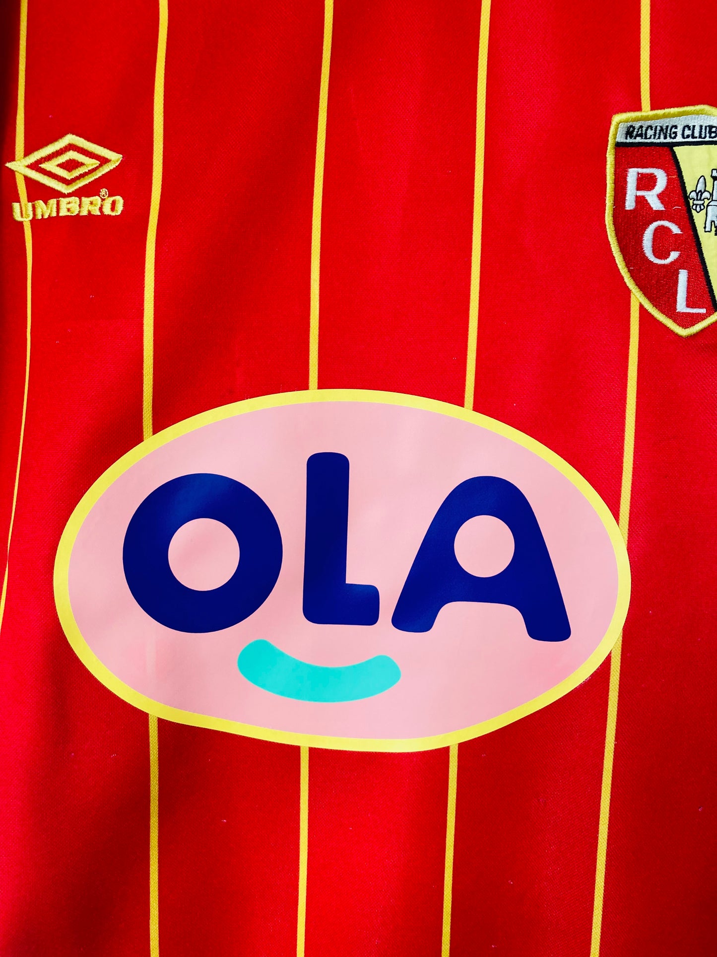 Lens home football shirt 1999/2000 Large