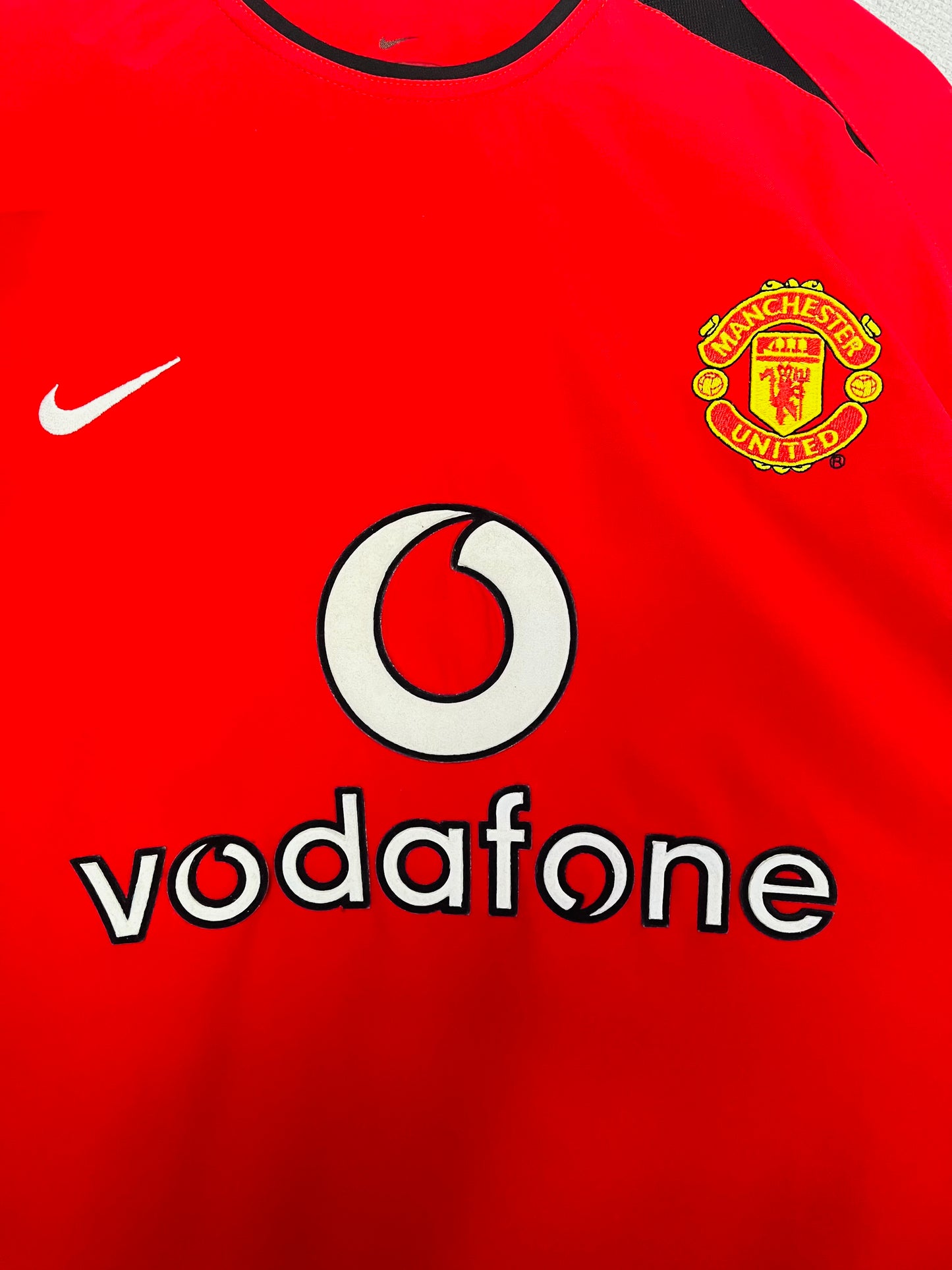 Manchester United home football shirt 2002/03 Beckham XL