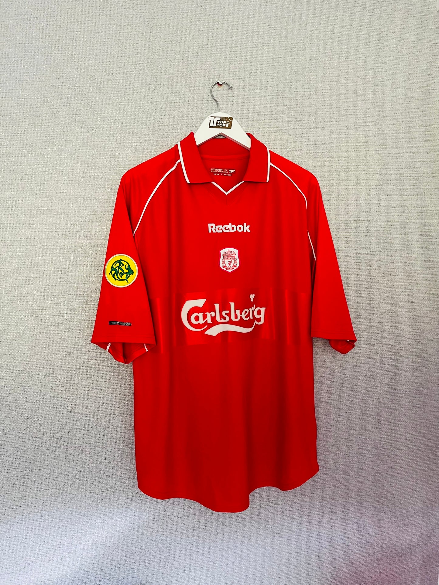 Liverpool home football shirt
2000/02 Gerrard Large