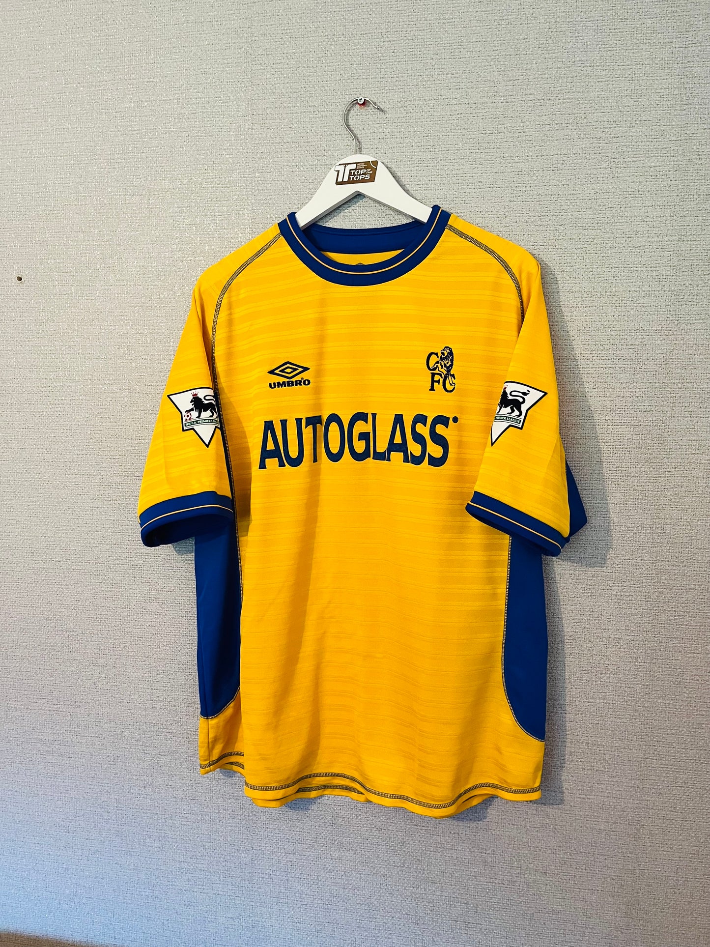 Chelsea away football shirt 2000/02 Zola XL