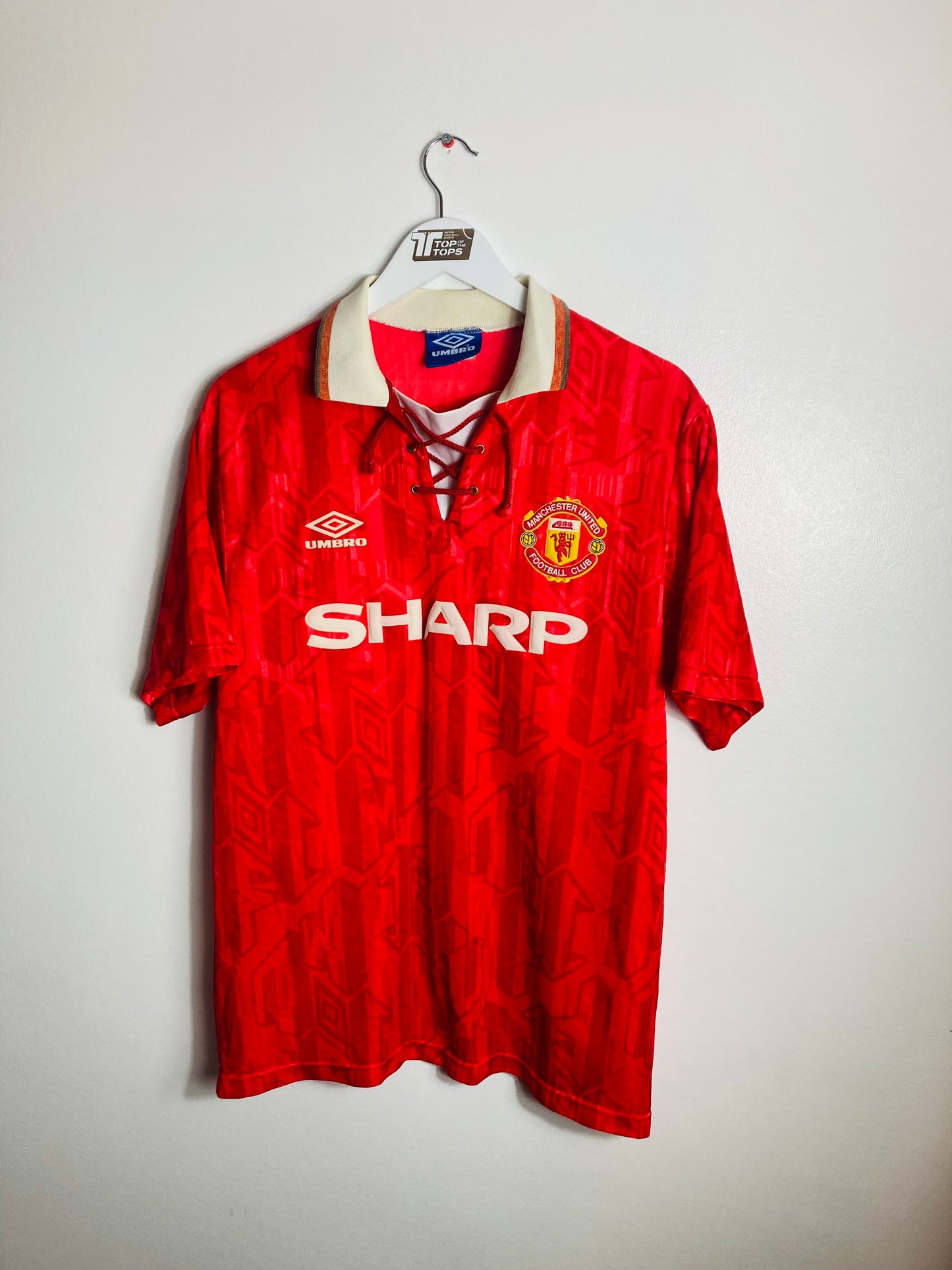 Manchester United home football shirt
1992/94 Irwin Large