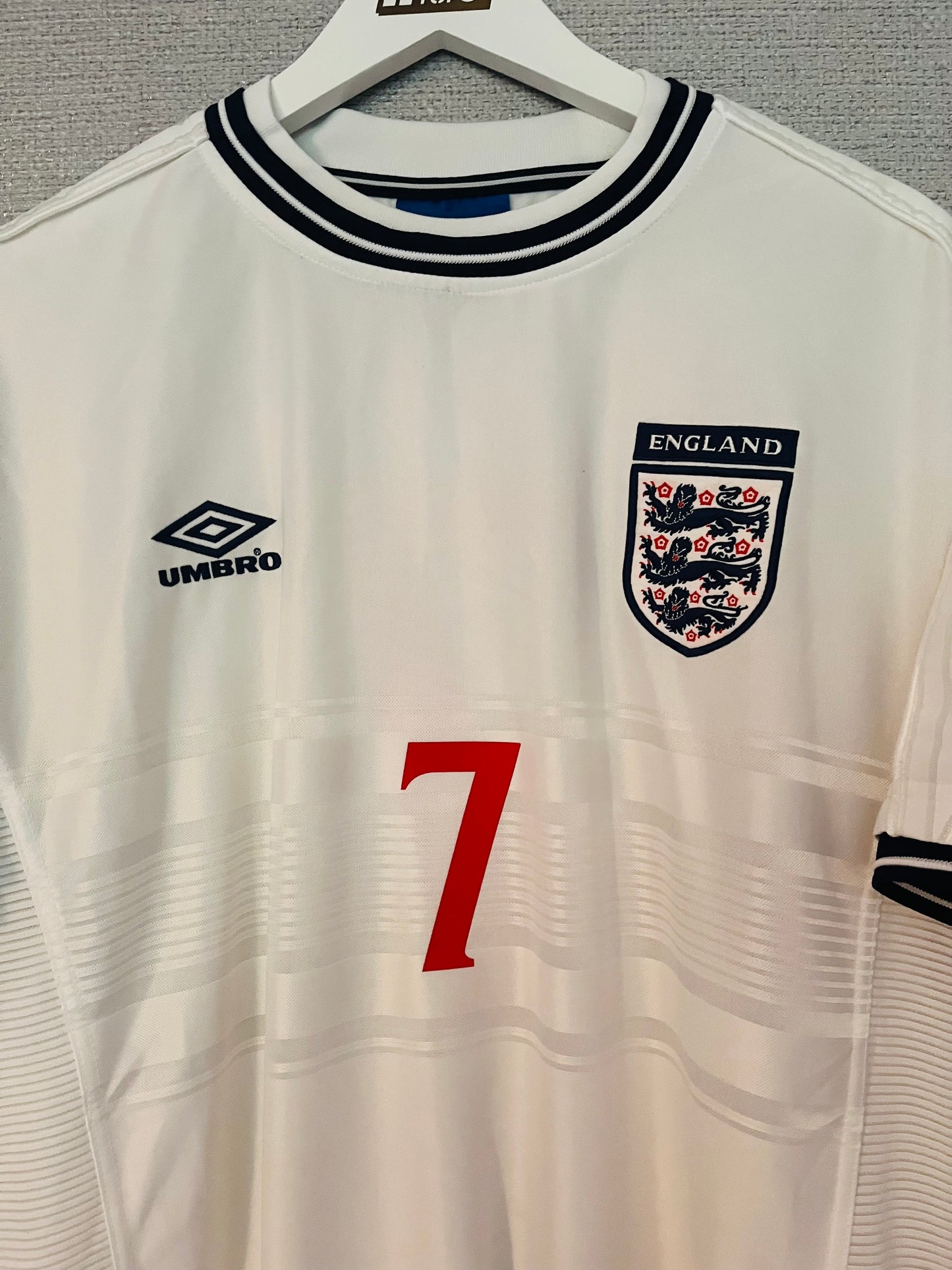 England home football shirt 1999/2000 Beckham XL