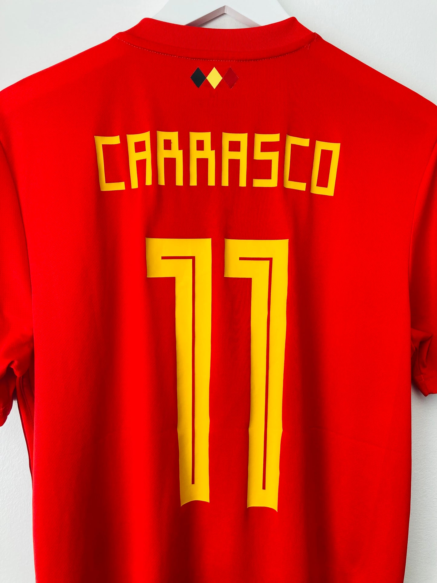 Belgium home football shirt W/C 2018 Carrasco Medium