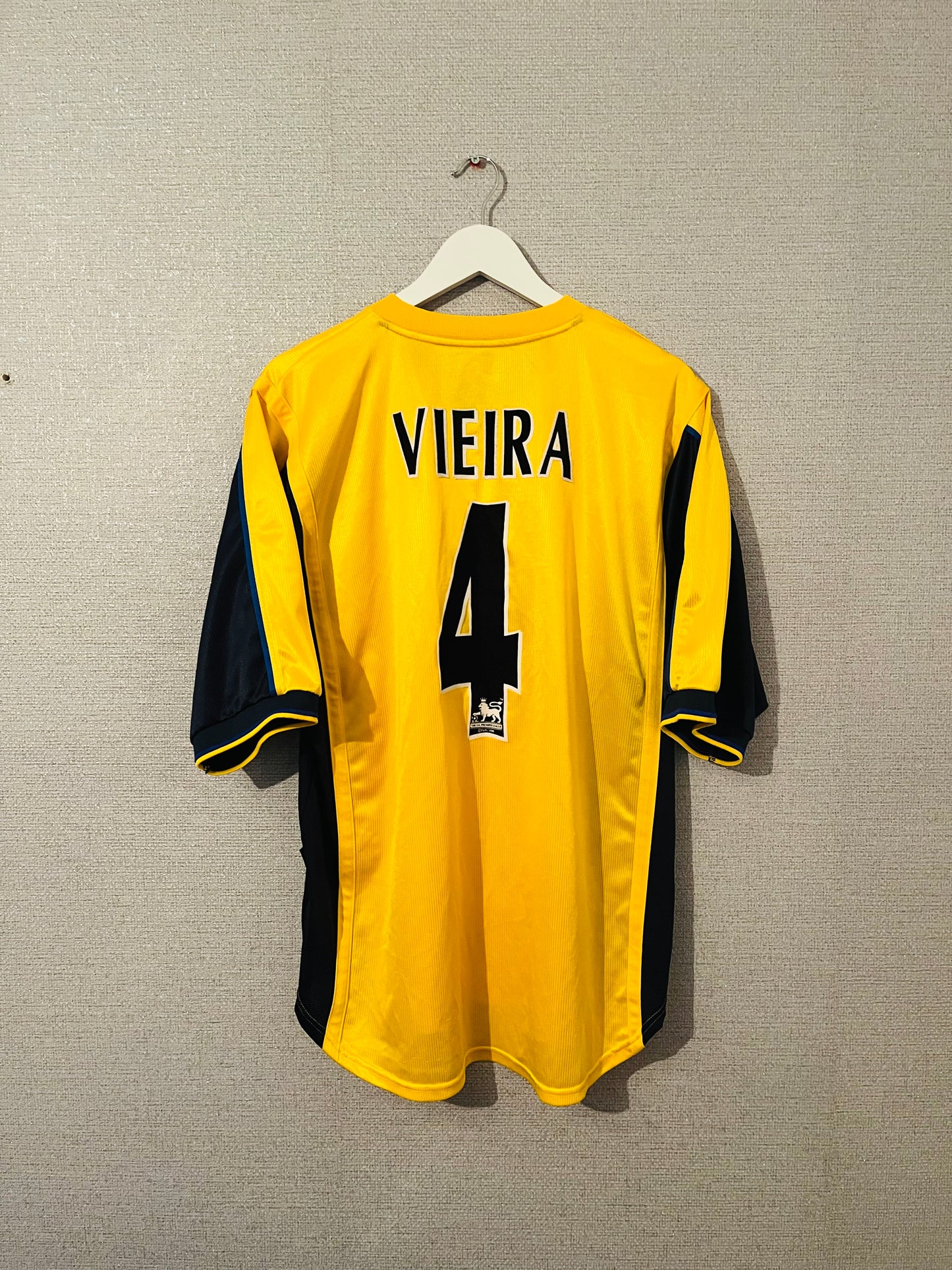 Arsenal away football shirt 1999/2001 Vieira XL