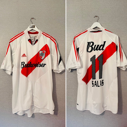 River Plate home football shirt 2004/05 Salas XL