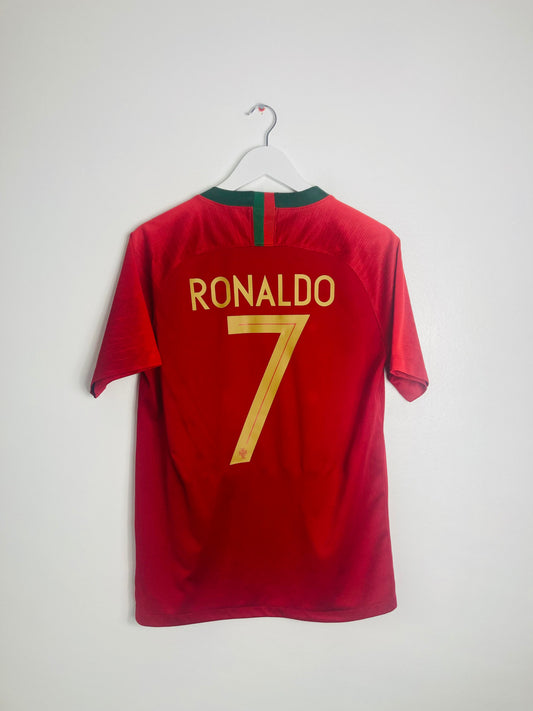 Portugal home football shirt W/C 2018 CR7 medium