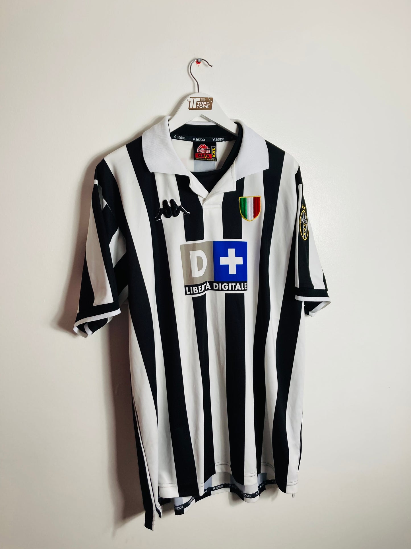 Juventus home football shirt 1998/99 Zidane XXL