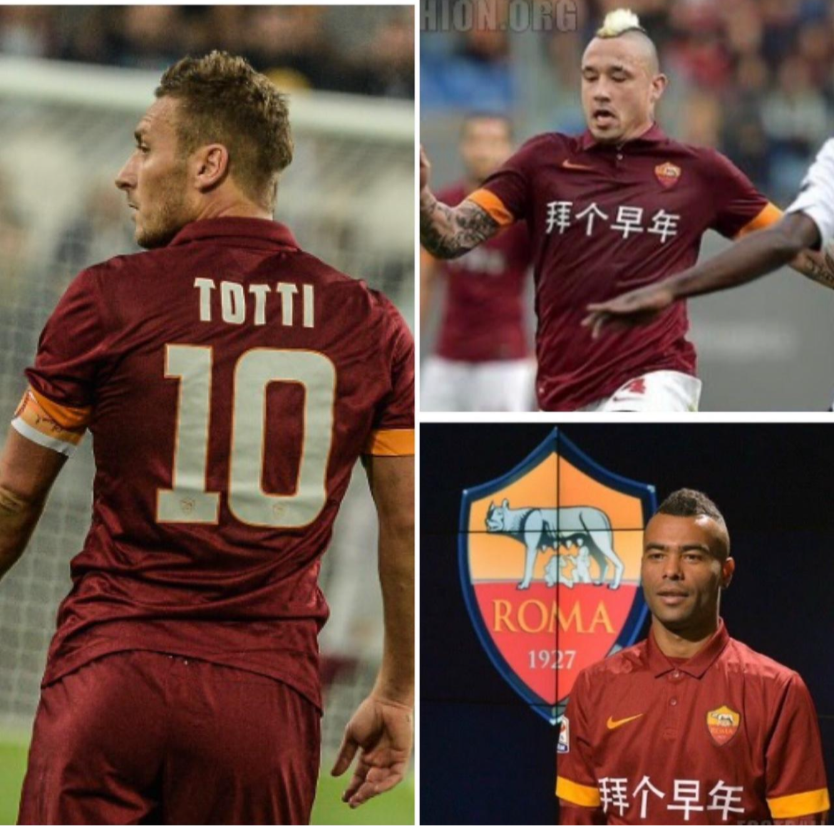 Roma home football shirt 2014/15 Totti Large