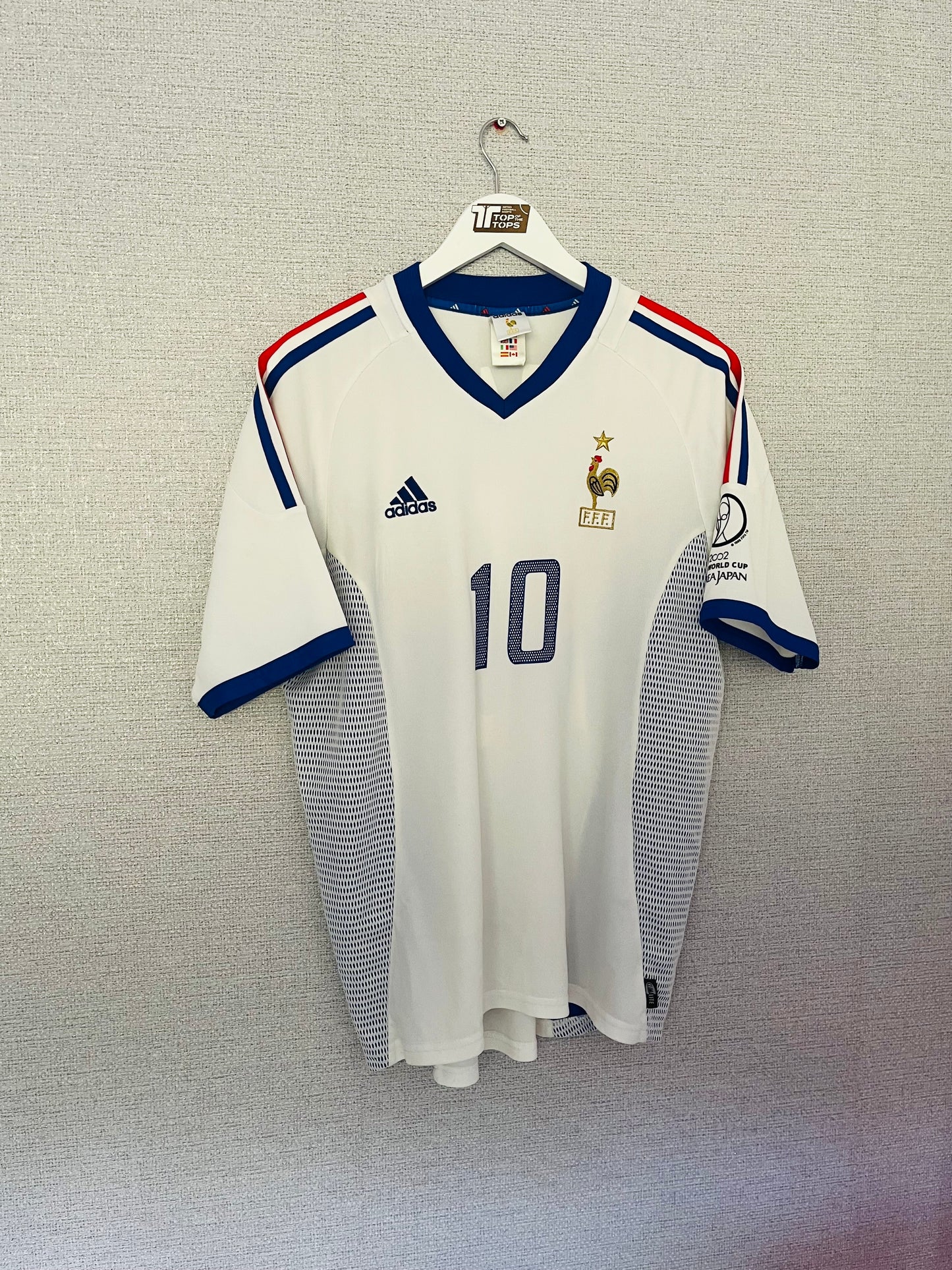 France away football shirt          W/C 2002 Zidane Large
