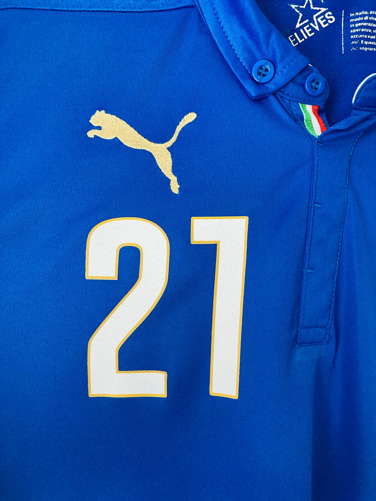Italy home football shirt W/C 2014 Pirlo XL