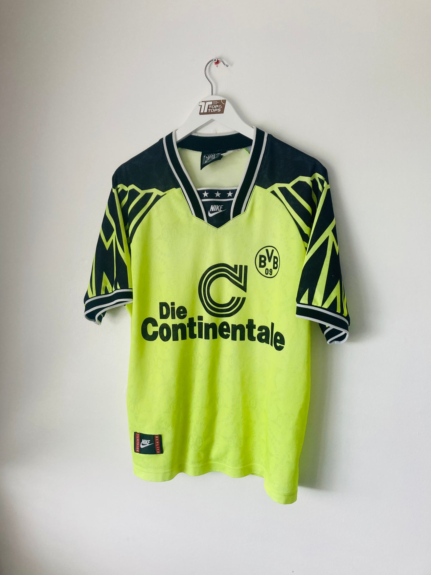 Borussia Dortmund home football shirt 1994/95 Medium