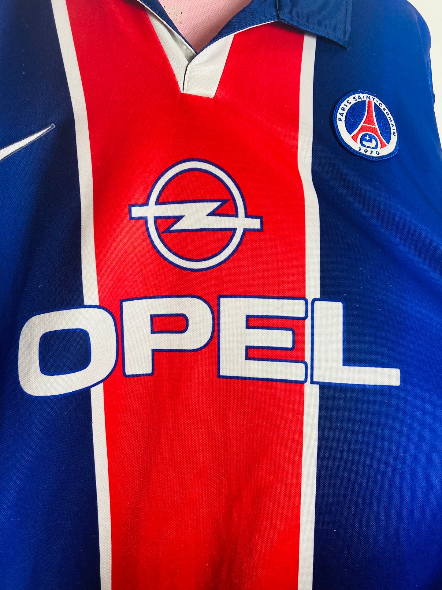 PSG home football shirt 1998/99 Okocha XL