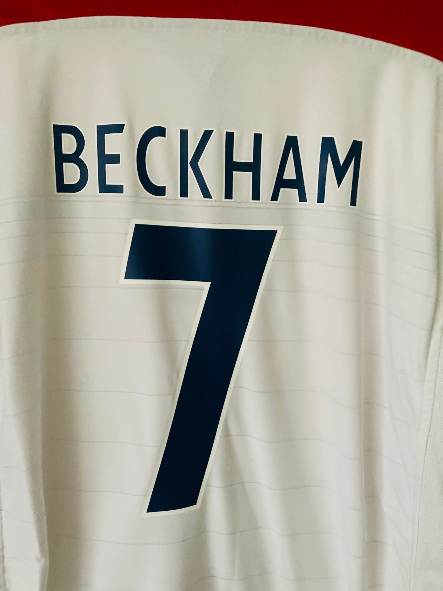 England home football shirt Euro 2004 Beckham XL